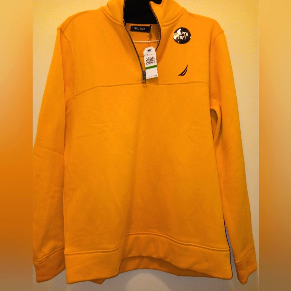 Nautica Old Gold Large Fleece Coat